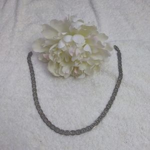 Stamped 925 Sterling Silver Italian Flat Mariner Link 18" Chain Necklace